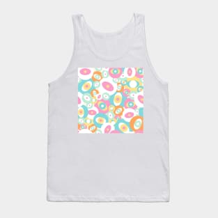 Colorful pastel eyes of cute monsters Tank Top